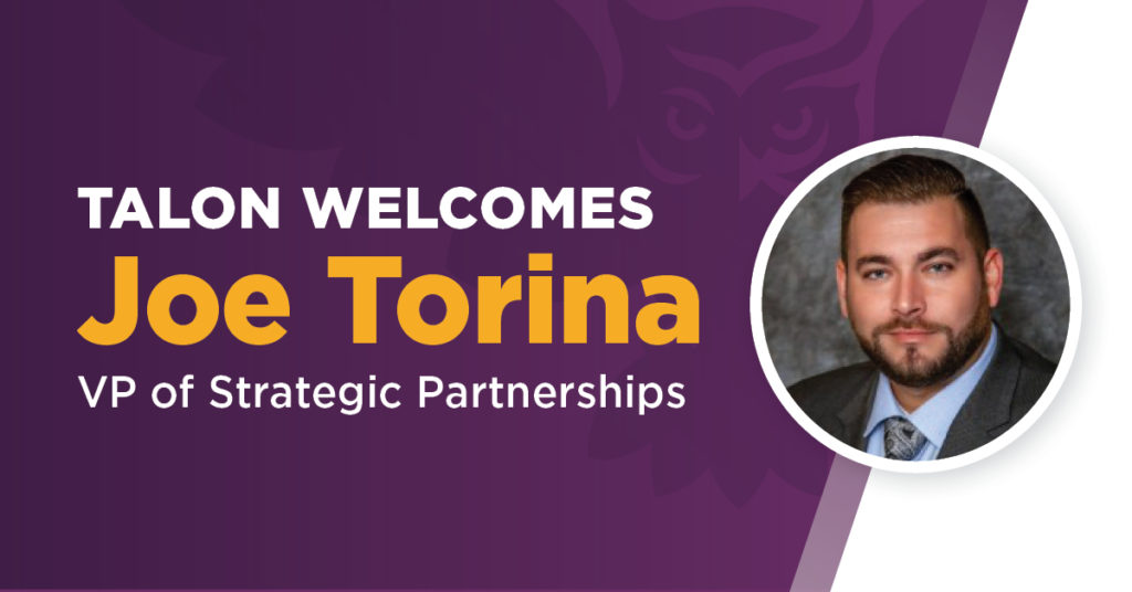 Talon welcomes Joe Torina as VP of Strategic Partnerships