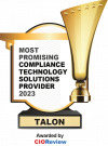 Most Promising Compliance Technology Solutions Provider 2023 - Talon